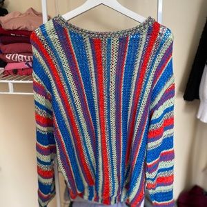 Multi colored sweater